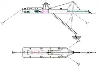 jet suction dredger blueprint - Leader Dredger